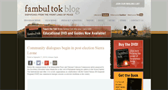 Desktop Screenshot of fambultokblog.org